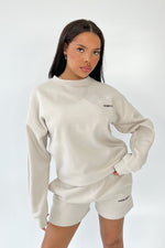 Studio Leisure essential bone embroidered sweater